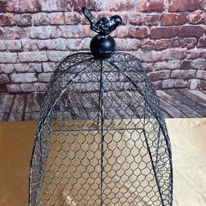 Metal black bird cage